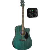 Guitare Electro-Acoustique Kepma Guitars Plytone Series - Edce-K10 Dreadnought Blue