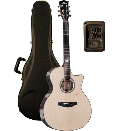 Guitare Electro-Acoustique Kepma Guitars Solid Top Series - G1E Grand Auditorium Natural