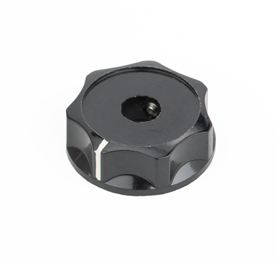 Deluxe Jazz Bass Lower Concentric Knob, Black