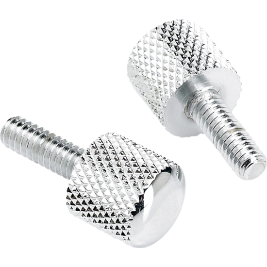 Pure Vintage Piggyback Thumb Screws, (2), Chrome