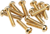 Pickup and Selector Switch Mounting Screws (12) (Gold)