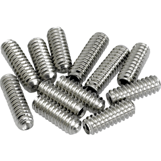 American Vintage Stratocaster/Telecaster Bridge Saddle Height Adjustment Screws (12) (Nickel)