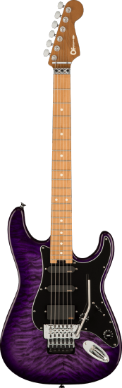 Marco Sfogli Signature Pro-Mod So-Cal Style 1 HSS FR CM QM, Caramelized Maple Fingerboard, Transparent Purple Burst