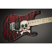 Charvel Warren DeMartini Signature Blood And Skull Pro Mod, Maple Fingerboard