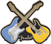 Fender Crossed Guitars Enamel Pin, Multi-Color