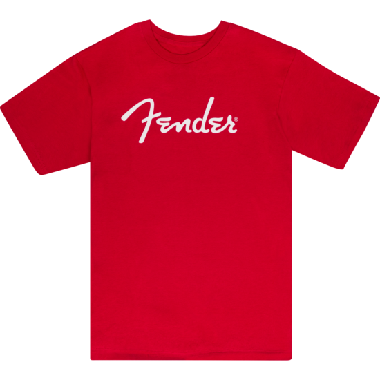 Fender Spaghetti Logo T-Shirt, Dakota Red, L