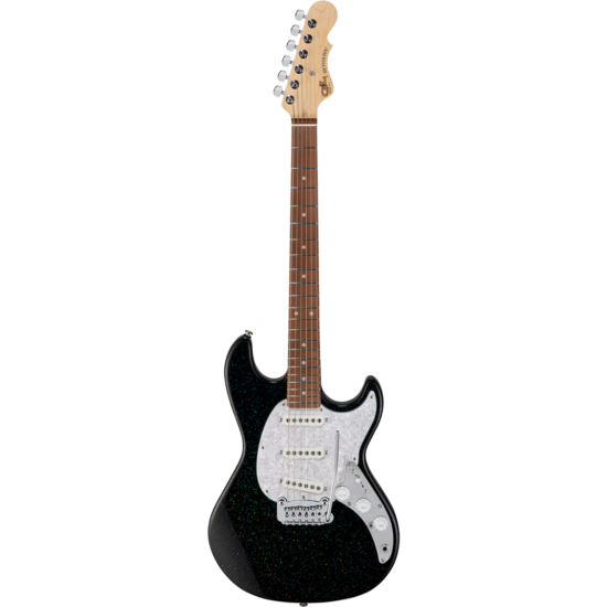 guitare electrique g&l fullerton deluxe skyhawk andromeda, touche palissandre