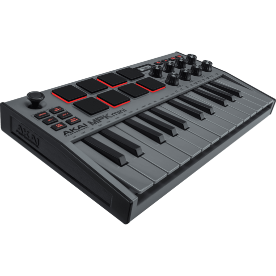 Akai MPK MINI 3GREY Clavier maître 25 touches