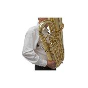 BG T03 - courroie épaule pour tuba et euphonium, double attache lacet