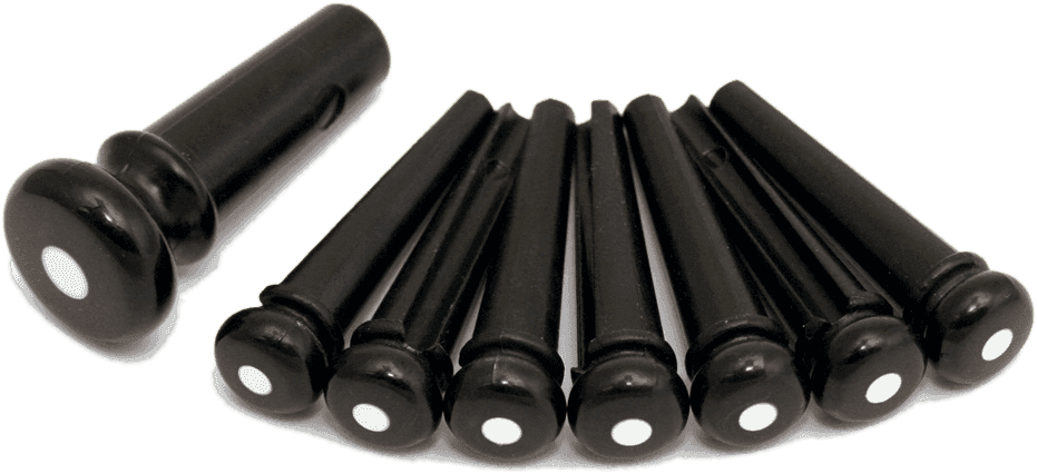 Martin APP21 - set de chevilles noir point blanc