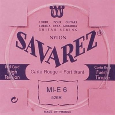 Savarez 526R - mi-6 rouge filee m/ar