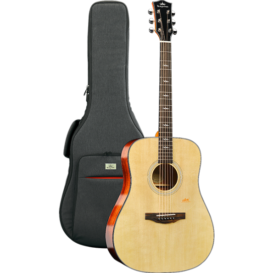 Guitare Folk Kepma Guitars Solid Top Series - F1 Dreadnought Natural