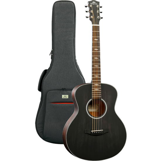 Guitare Folk Kepma Guitars Travel Series - Fs36 Mini Om Black