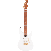 Guitare électrique Charvel Pro-Mod DK24 HSS 2PT CM, Caramelized Maple Fingerboard, Snow White