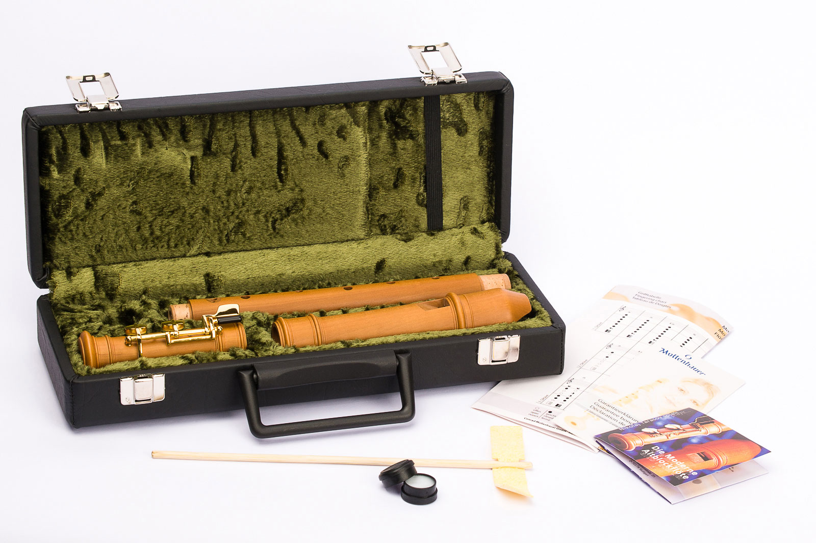 Mollenhauer 5926 Flûte à bec alto moderne avec patte de fa poirier