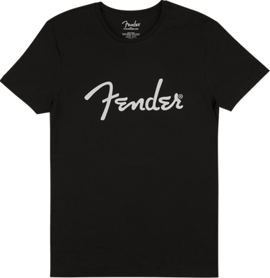 Fender Spaghetti Logo Men's Tee, Black, Medium