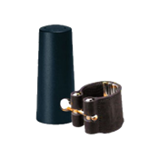 Vandoren Cuir LC26P - ligature et couvre-bec plastique pour saxo soprano