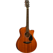 Guitare Electro-Acoustique Kepma Guitars Plytone Series - Eac Grand Auditorium Walnut