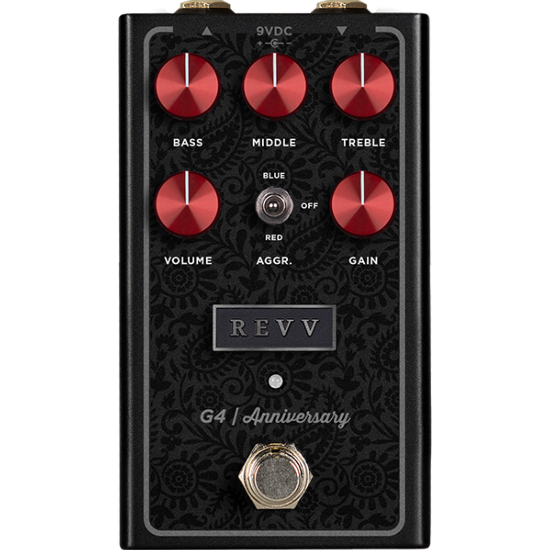 Pedale D'Effet Guitare Distorsion Revv Revv G4 Anniversary Edition