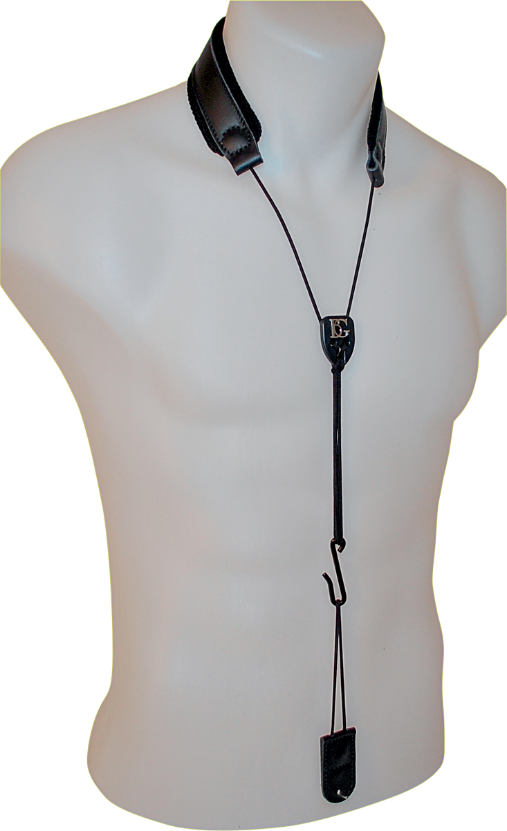 BG C50 - cordon pour clarinette basse avec crochet métal, coton absorbant