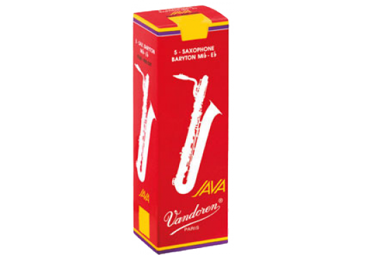 Vandoren SR3435R - Java Filed Red Cut force 3.5 - anches saxophone baryton - boite de 5