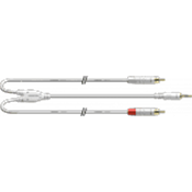 Cordial CFY3WCC-LONG-SNOW - mini-jack / rca - 3m y long blanc