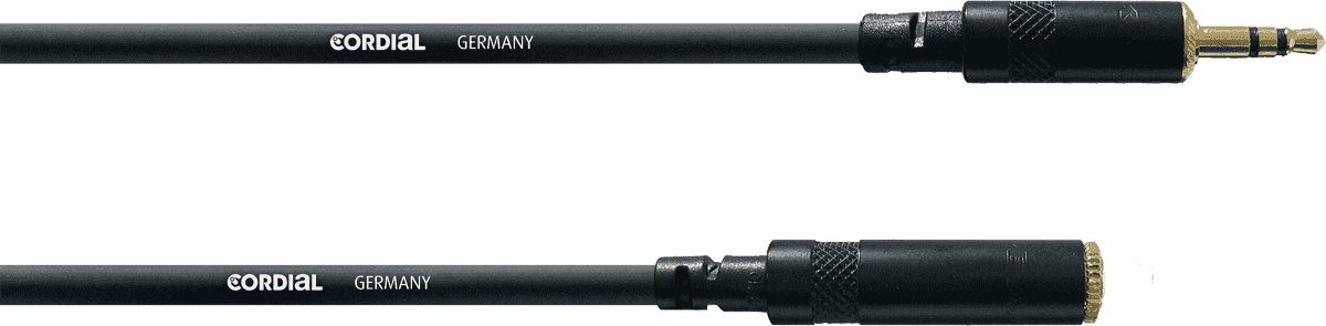 Cordial CFS3WY - câble audio sym. rean 3,5mm mâle/femelle stéréo 3m