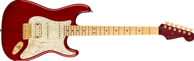 Tash Sultana Stratocaster, Maple Fingerboard, Transparent Cherry