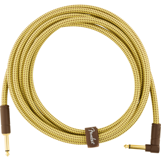 Deluxe Series Instrument Cable, Straight/Angle, 10', Tweed