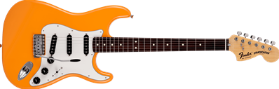 Made in Japan Limited International Color Stratocaster, Rosewood Fingerboard, Capri Orange