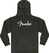 Fender Spaghetti Logo Hoodie, Gray Heather, XL