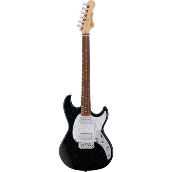 guitare electrique g&l fullerton deluxe skyhawk hh andromeda, touche palissandre