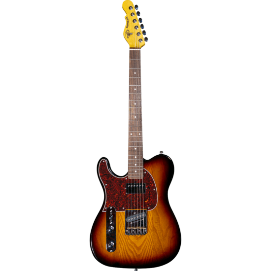 guitare electrique g&l guitare electrique tribute asat classic bluesboy gaucher tobacco sunburst