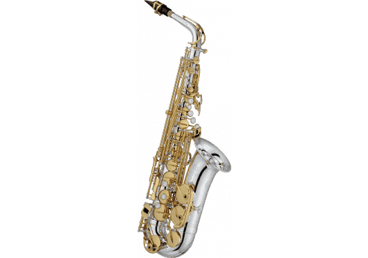 Jupiter JAS1100SGQ - saxophone alto argenté  clés vernies avec bocal Sona Pure