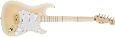 Richie Kotzen Stratocaster, Maple Fingerboard, Transparent White Burst