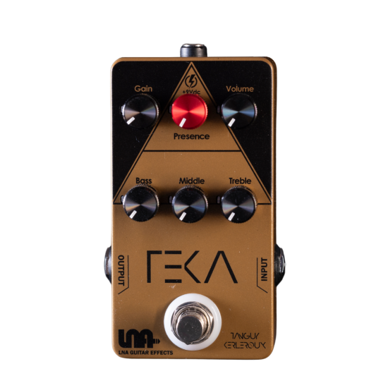 Pédale d'effet guitare LNA Teka distortion Hi-Gain Tanguy Kerleroux