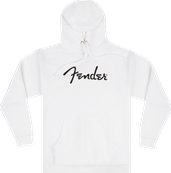 Fender Spaghetti Logo Hoodie, Olympic White, XXL