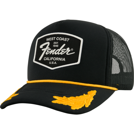 Fender Scrambled Eggs Hat, Black
