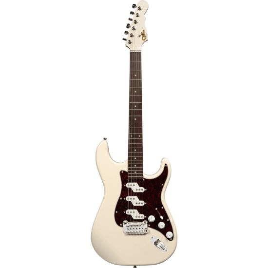 guitare electrique g&l guitare electrique tribute comanche olympic white
