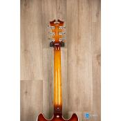 Guitare électrique D'Angelico Premier Mini DC Dark Iced Tea Burst