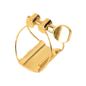 Brancher BHG - ligature saxophone baryton plaquée or 24K bec ébonite