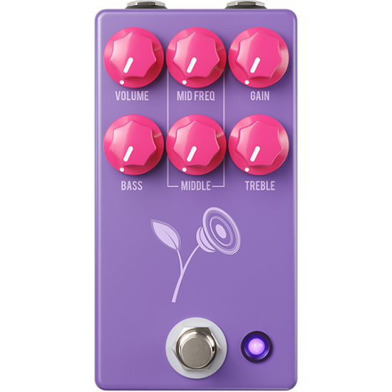 Pedale D'Effet Guitare Distorsion Jhs Pedals Violet Purple Lari Basilio Signature