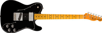 American Vintage II 1977 Telecaster Custom, Maple Fingerboard, Black