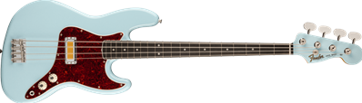 Gold Foil Jazz Bass, Ebony Fingerboard, Sonic Blue