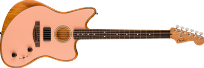 Acoustasonic Player Jazzmaster, Rosewood Fingerboard, Shell Pink