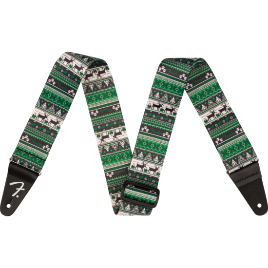 Ugly Xmas Sweater Strap, Green Fair Isle