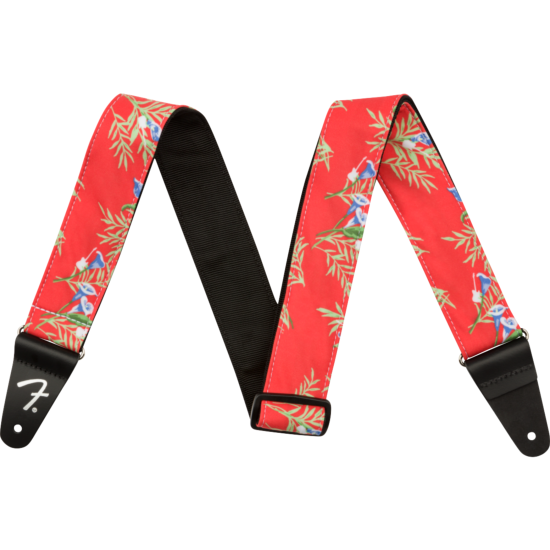 Hawaiian Strap, 2, Red Floral