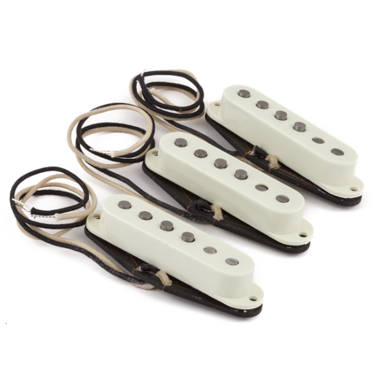 Pure Vintage '59 Strat Pickup Set, Vintage White (3)