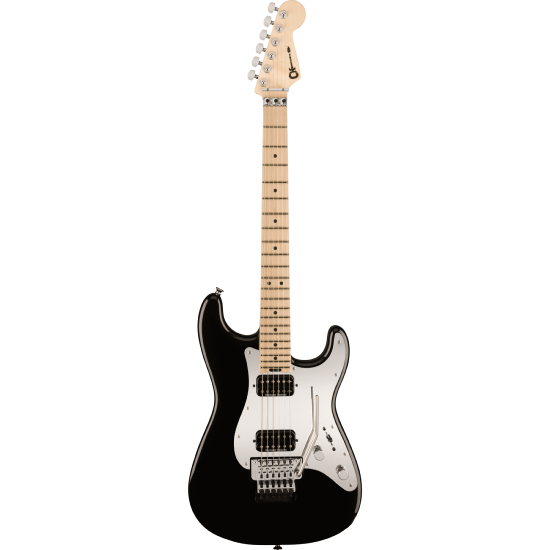 Pro-Mod So-Cal Style 1 HH FR M, Maple Fingerboard, Gloss Black