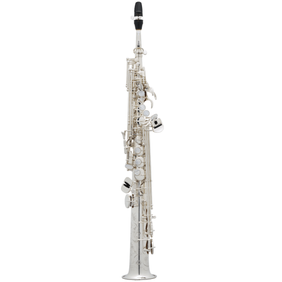 Selmer série III argenté gravé - saxophone soprano professionnel avec étui et bec complet